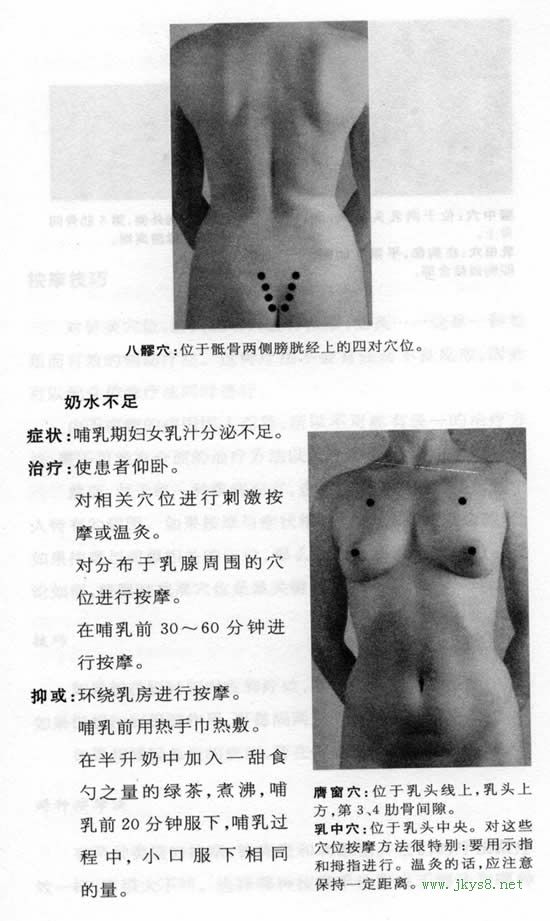 乳中穴位置