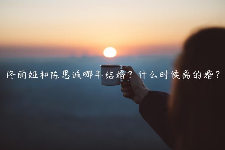 佟麗婭和陳思誠哪年結(jié)婚？什么時(shí)候離的婚？