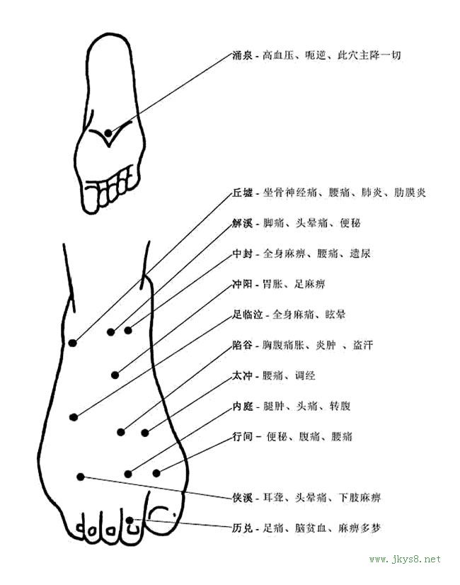 人體穴位高清圖帶穴位功能主治說明