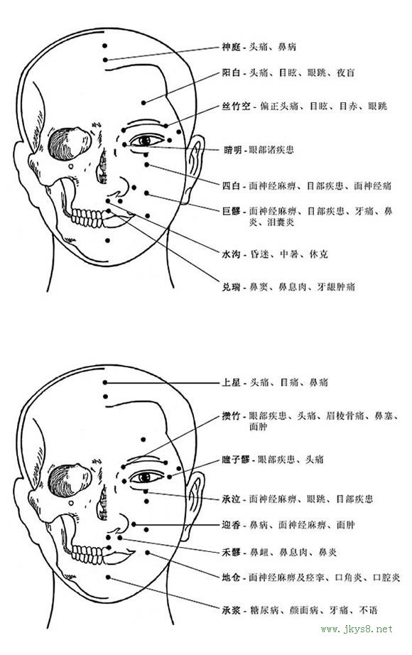 圖片詳解-人體穴位、經(jīng)脈及對(duì)應(yīng)疾病大全